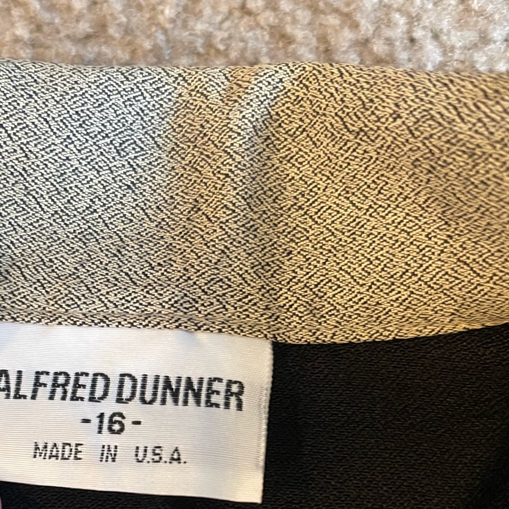 Vintage Alfred Dunner color block button down shirt - Picture 6 of 7